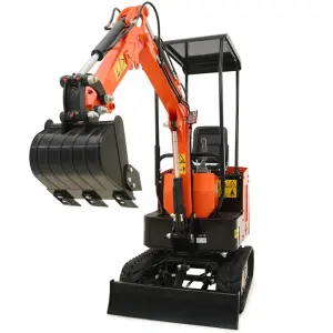 13.8 HP Kubota Engine 1.1 Ton Mini Excavator with 5.7 ft. Maximum Digging