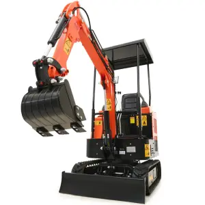 23 HP 1.3 Ton B&S Engine Mini Excavator with 3300lbf / 14.5KN Digging Force