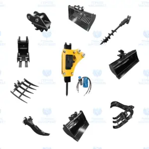 Mini Excavator 10-in-1 Attachment Kit
