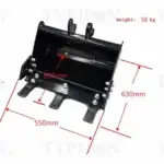 TERROR X2 550mm Teeth Bucket Set