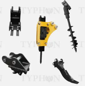 Mini Excavator 5-in-1 Attachment Kit