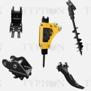Mini Excavator 5-in-1 Attachment Kit