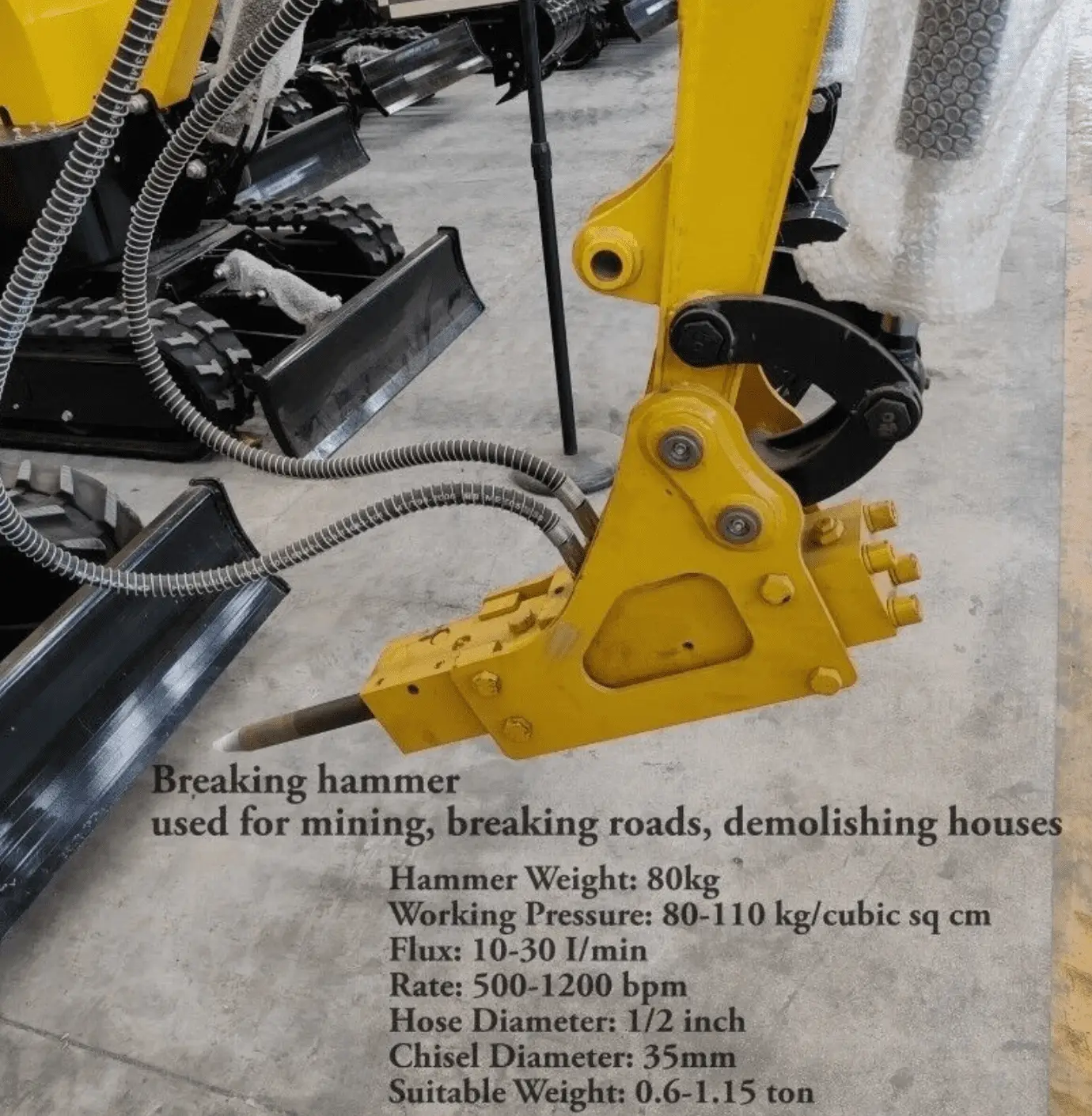 Mini Excavator 5-in-1 Attachment Kit