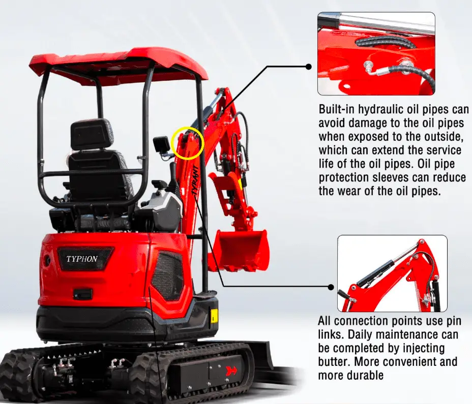 TYRANT 17 Kubota Mini Excavator Kit
