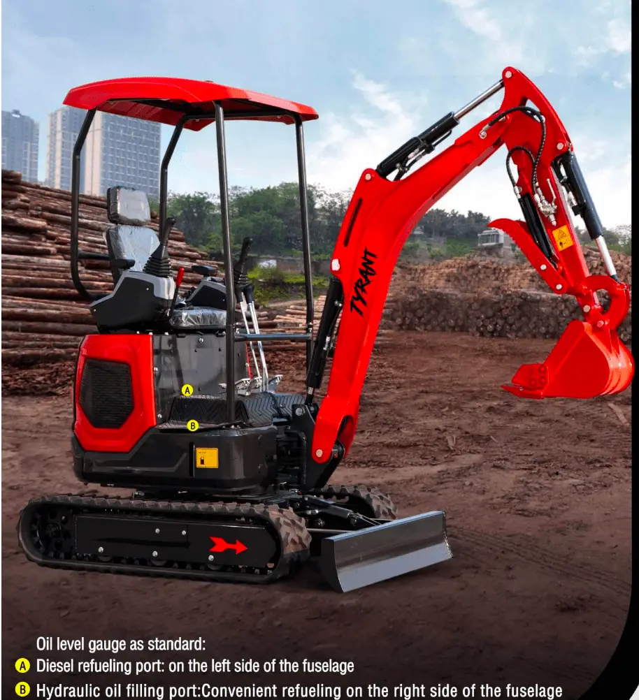 TYRANT 17 Kubota Mini Excavator Kit