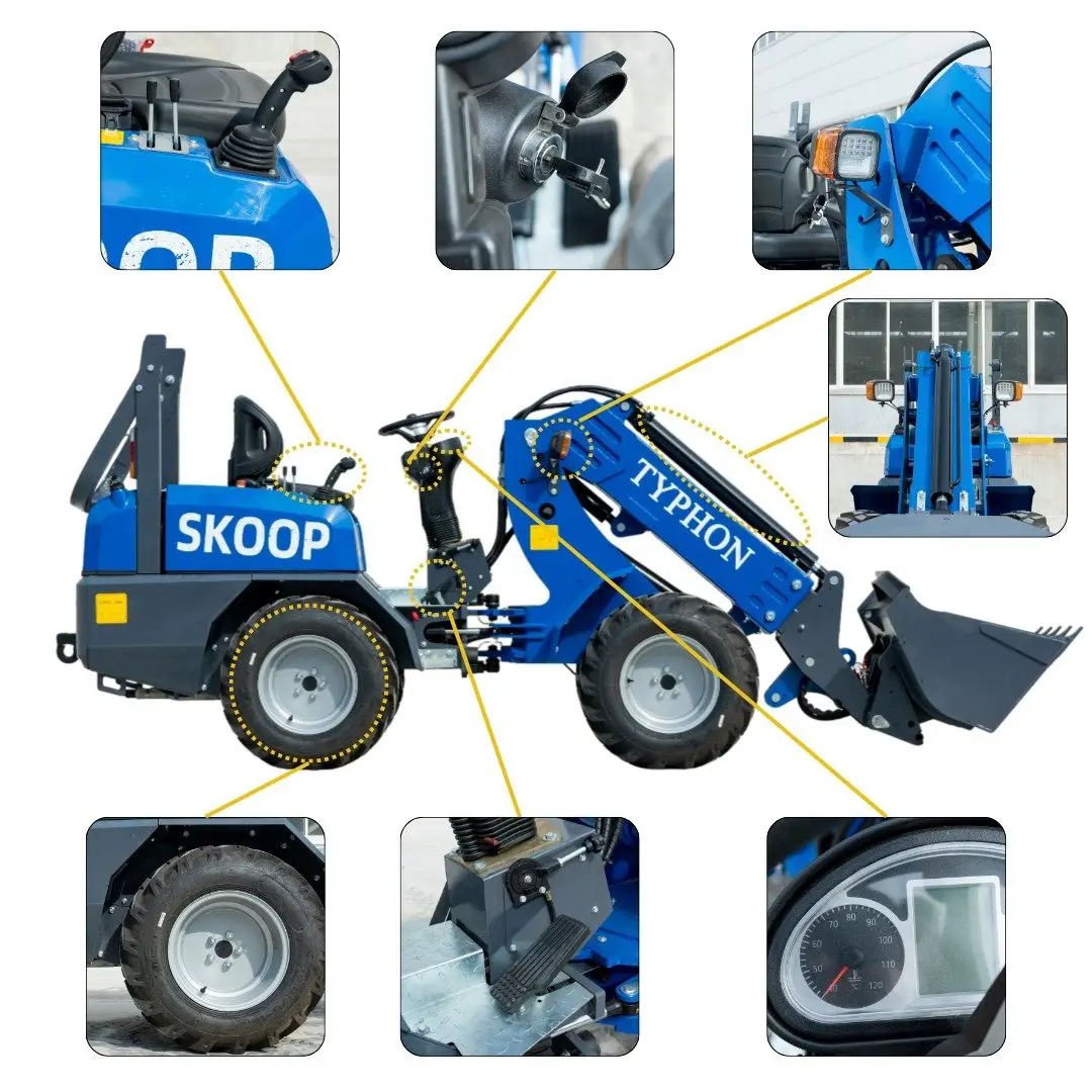 TYPHON Telescopic Wheel Loader 1 Ton