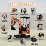 Typhon Tyrant X 1 Ton Mini Excavator