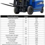 TYPHON VIGOR 3 Ton Blue Forklift