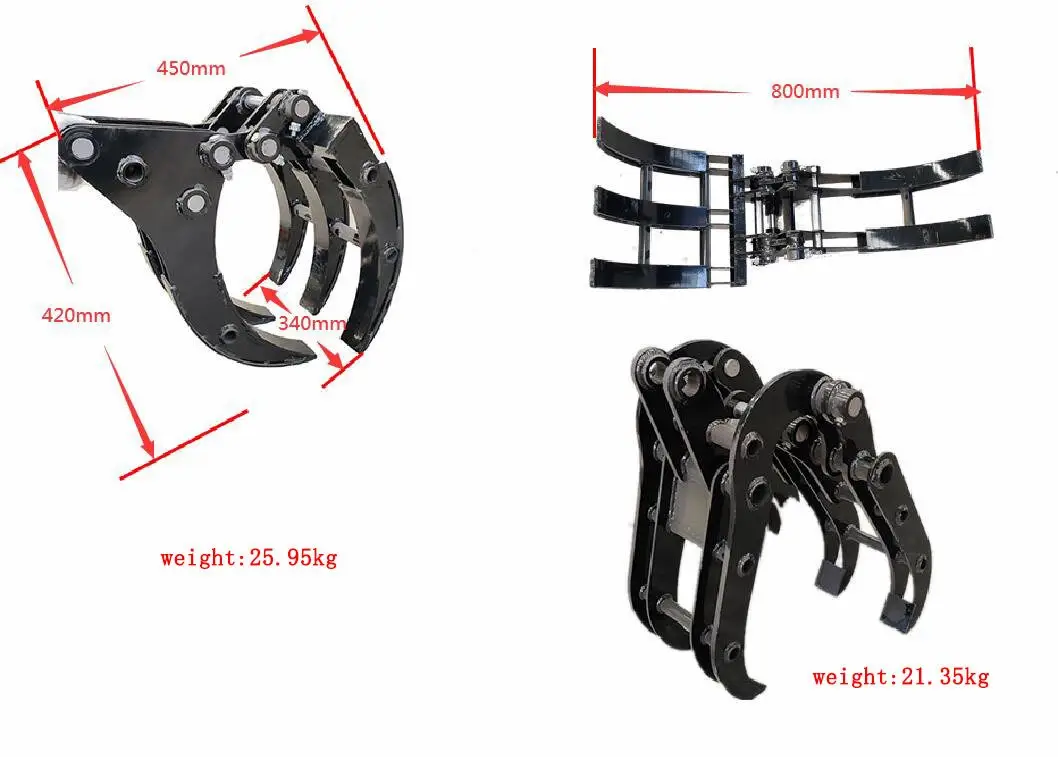 TYPHON Mini Excavator Grapple Tool