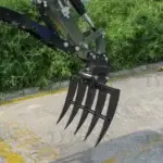 Mini Excavator Compact Rake Attachment