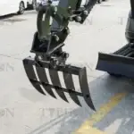 Mini Excavator Compact Rake Attachment