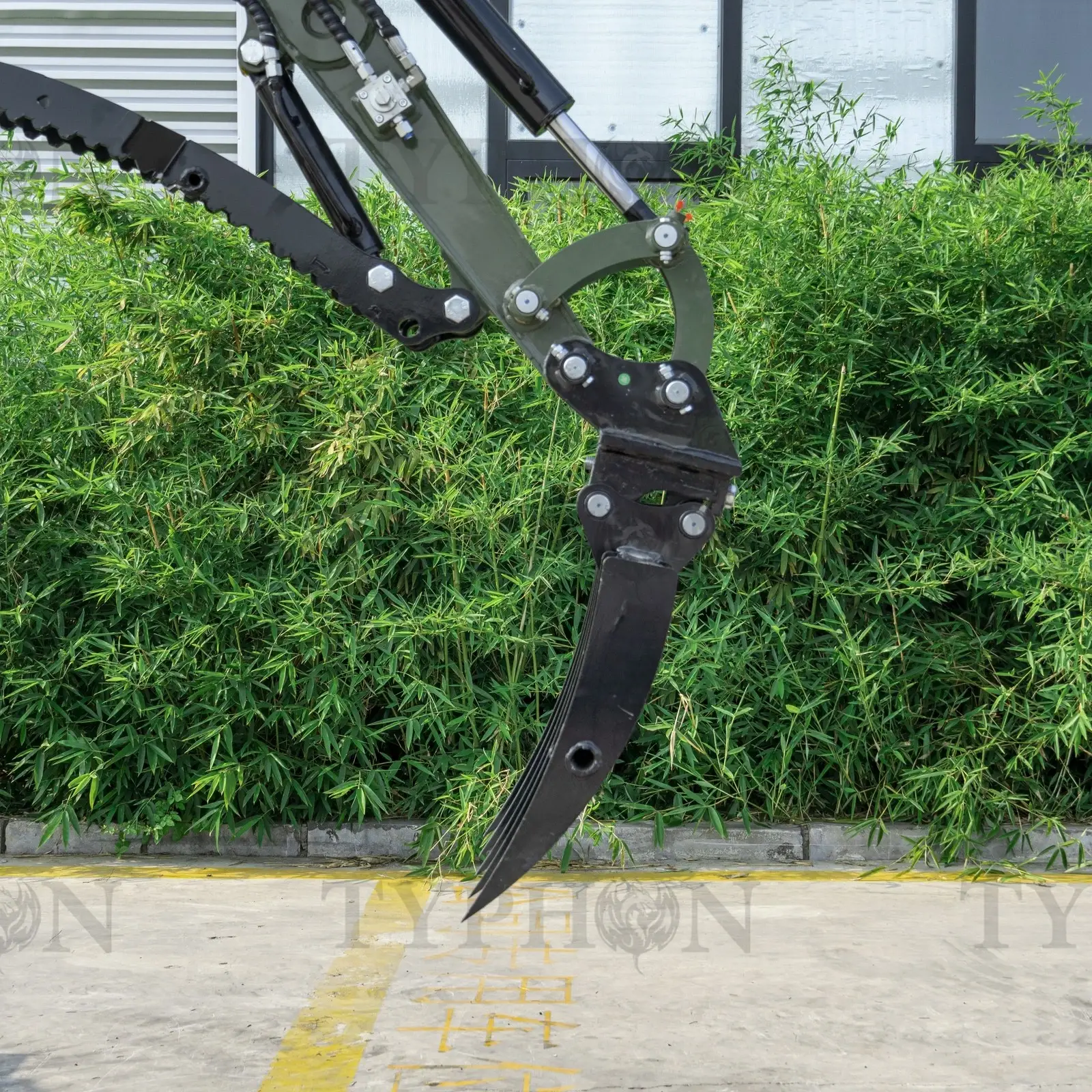 Mini Excavator Compact Rake Attachment