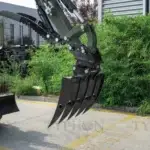 Mini Excavator Compact Rake Attachment