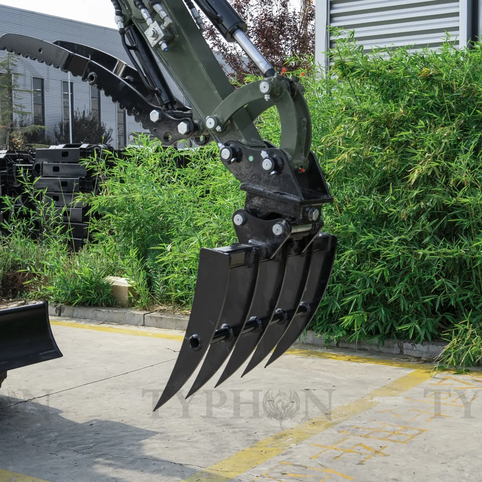 Mini Excavator Compact Rake Attachment