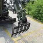 Mini Excavator Compact Rake Attachment