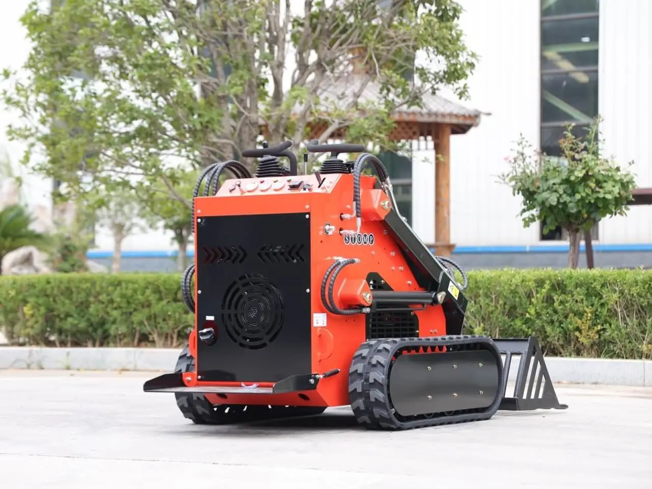 Skid Steer Rock Bucket Attachment