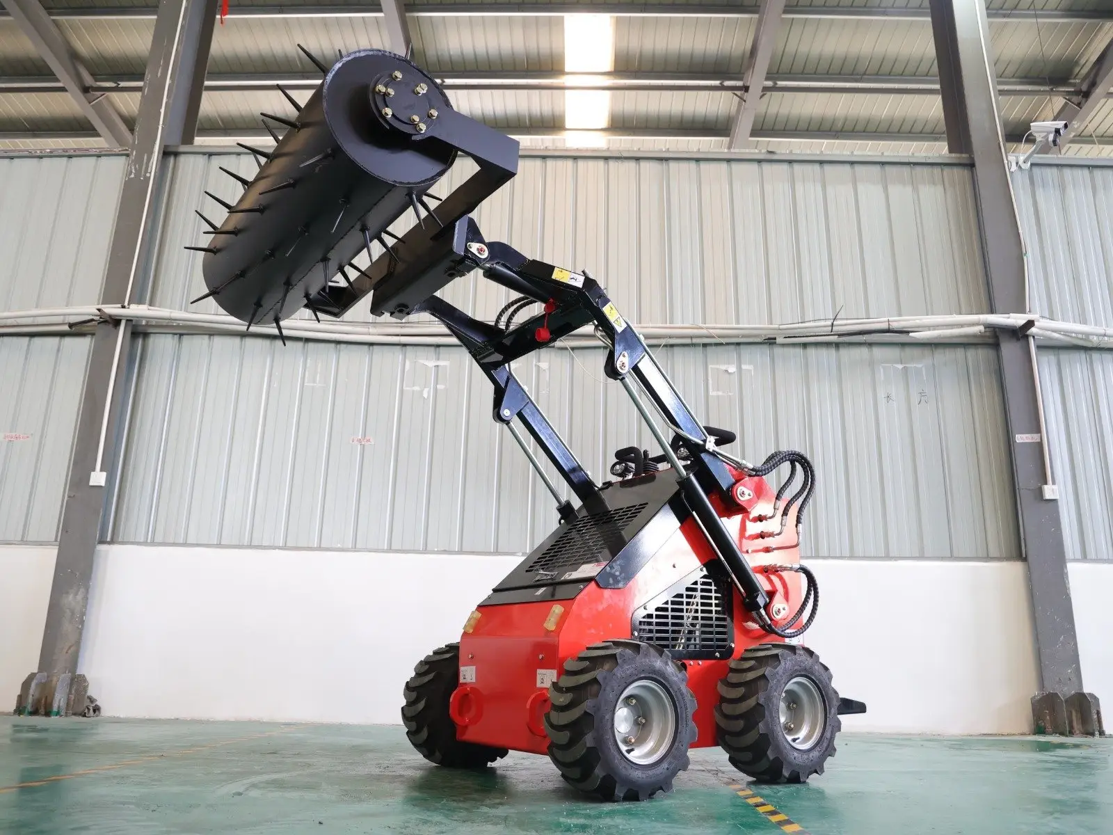 Skid Steer Lawn Scarifier Attachment