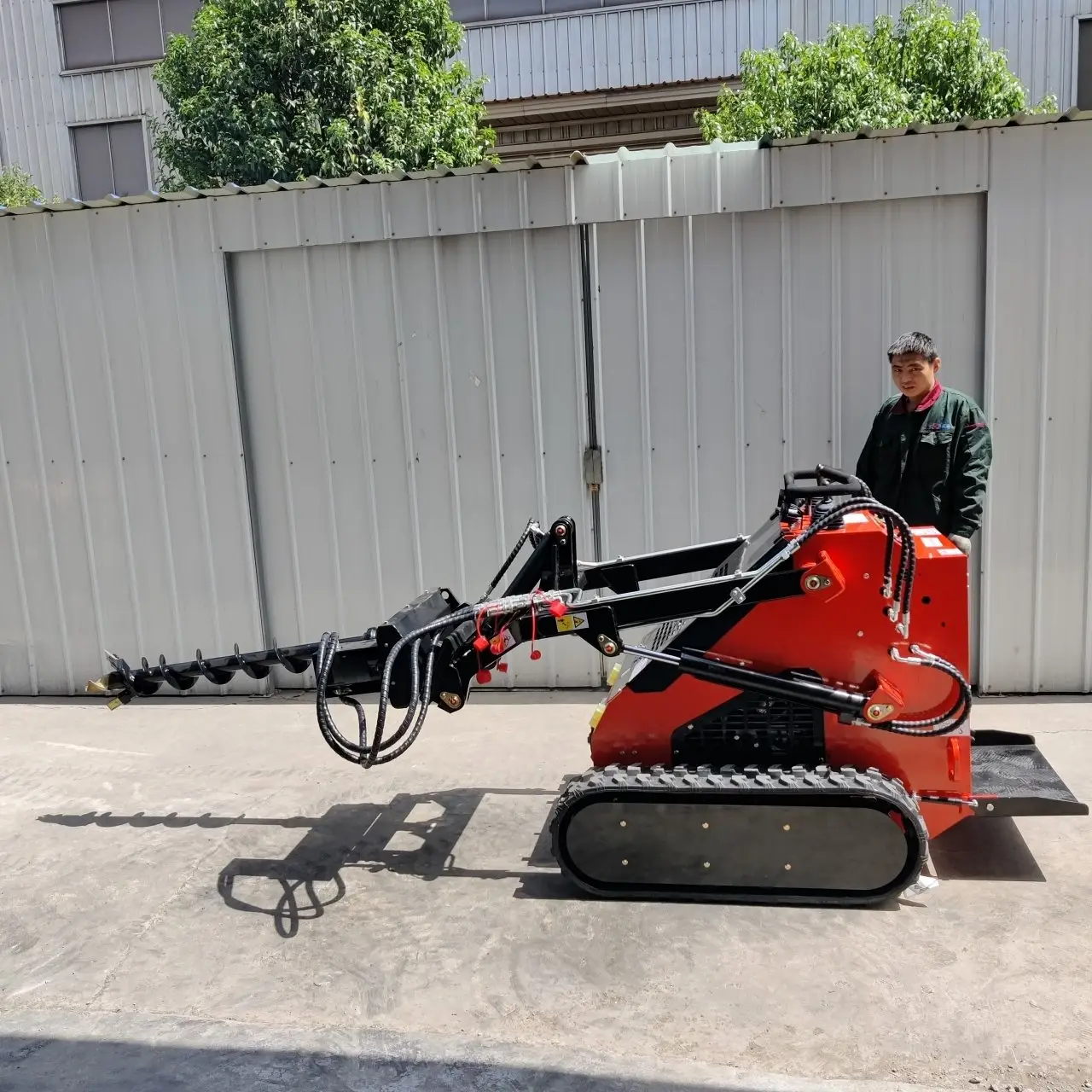 Skid Steer Earth Auger Attachment