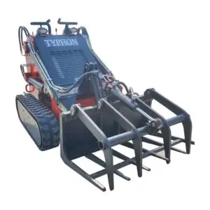 Skid Steer Grapple Bucket Attachment