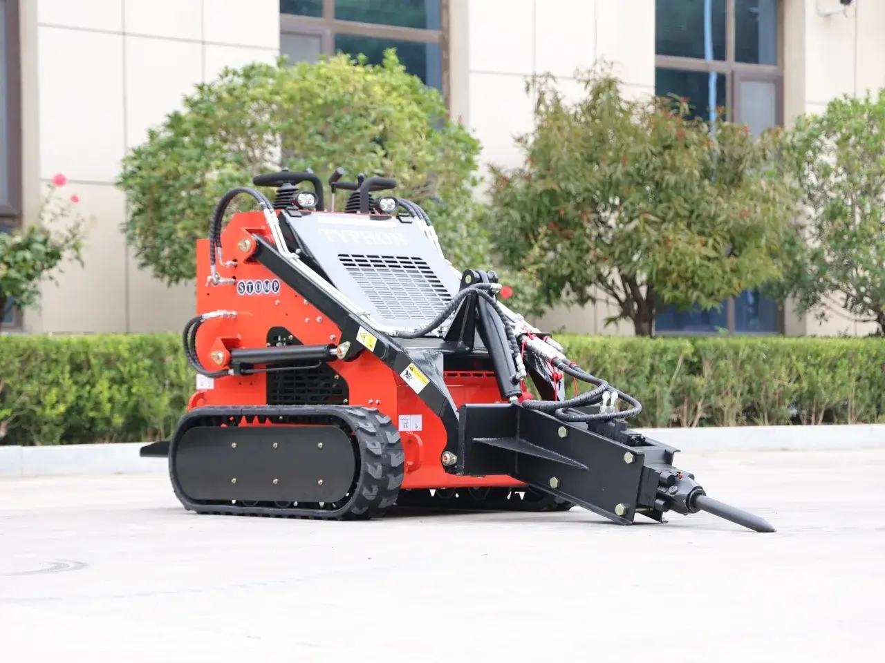 Skid Steer Hydraulic Hammer Attachment