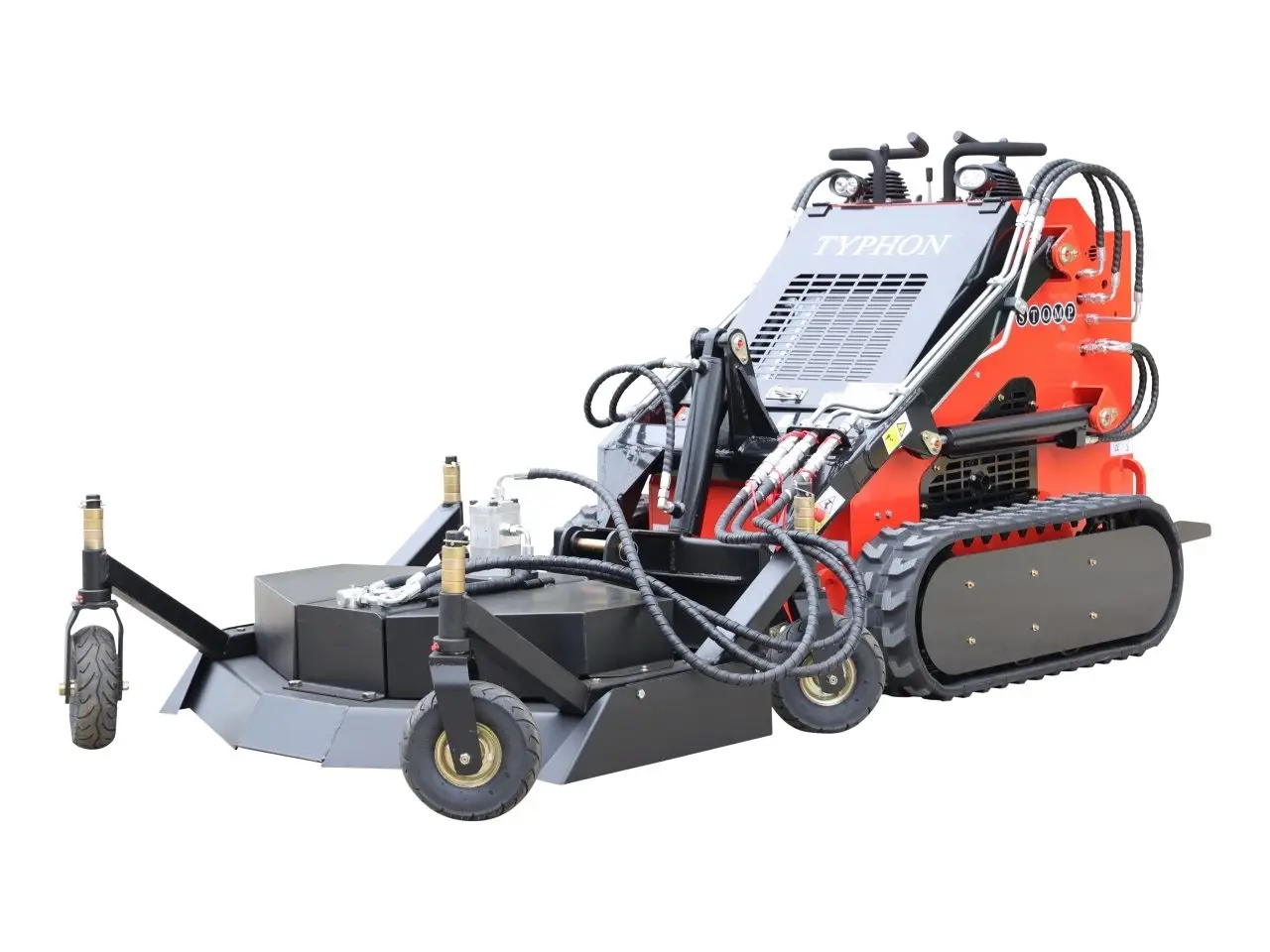 Skid Steer Lawn Mower Attachment