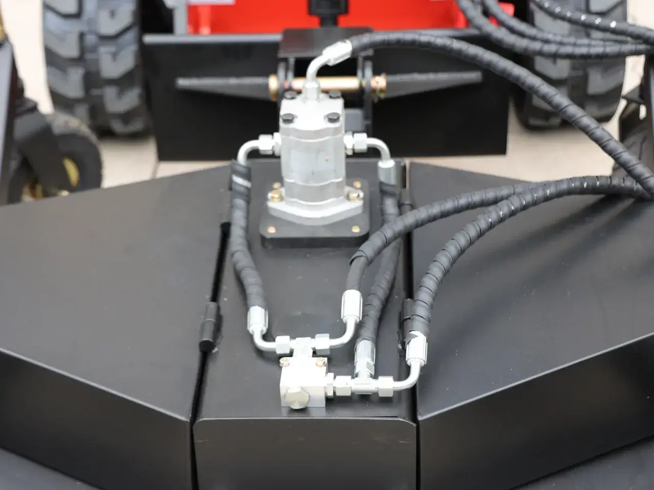 Skid Steer Lawn Mower Attachment
