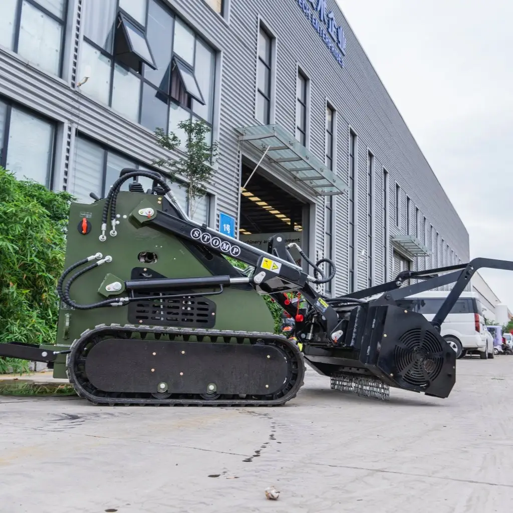 Mini Skid Steer Mulcher Attachment