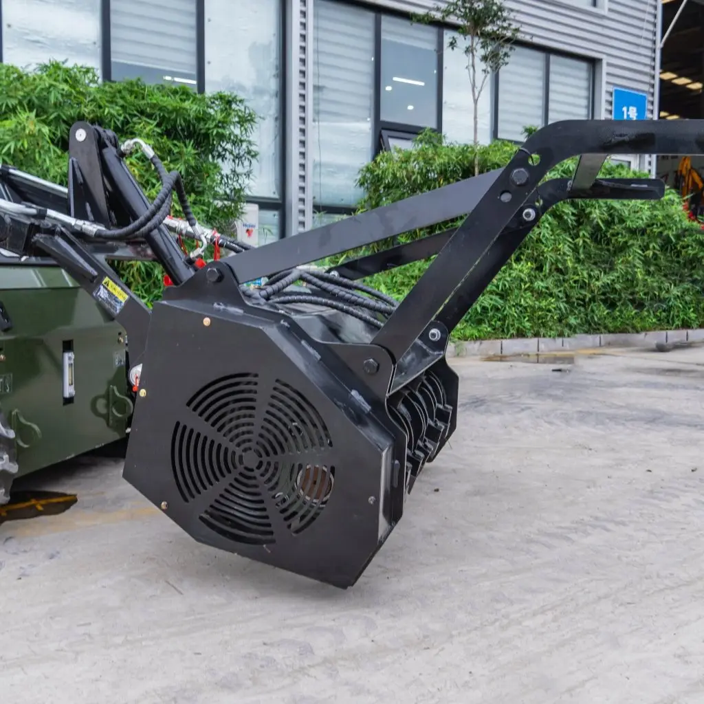 Mini Skid Steer Mulcher Attachment