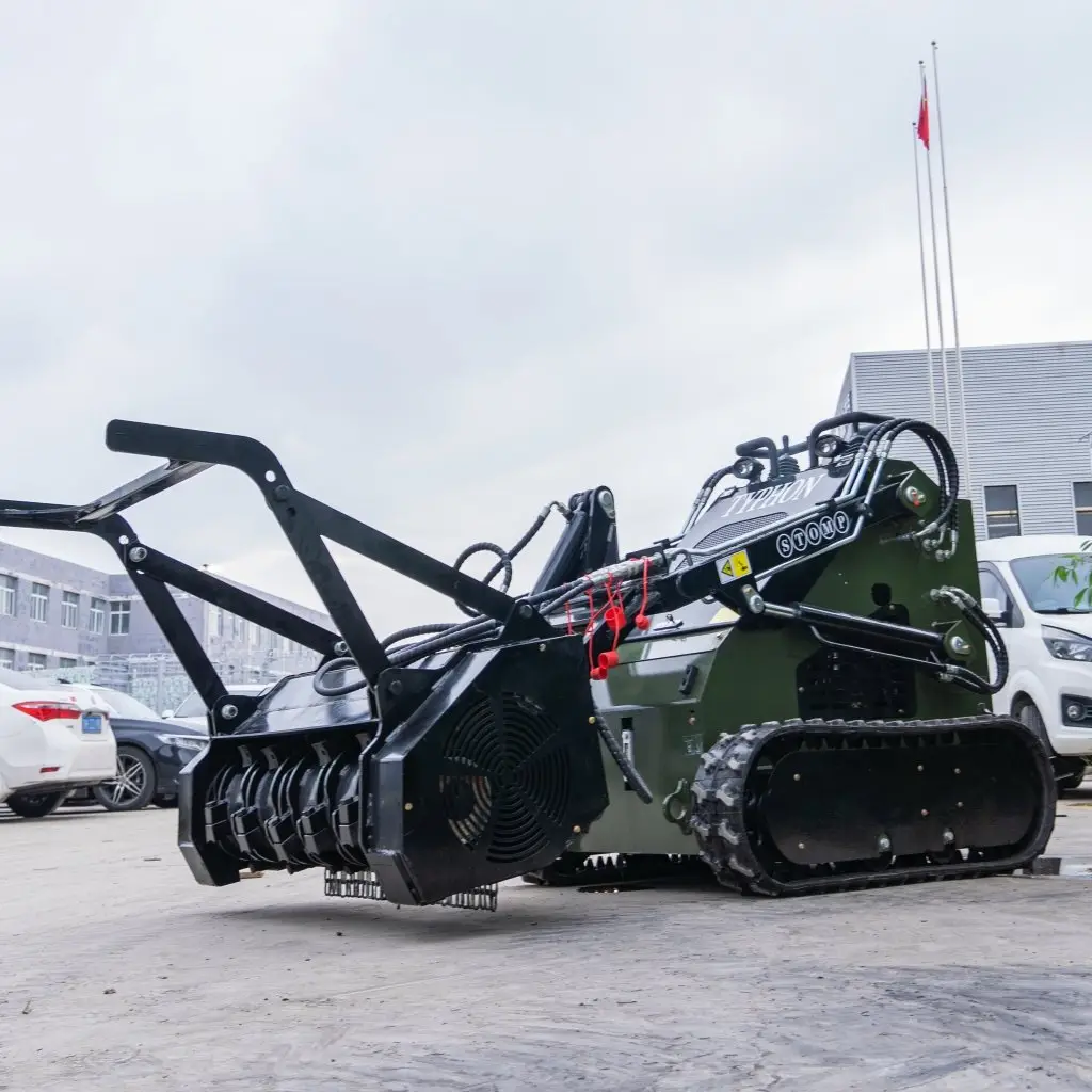 Mini Skid Steer Mulcher Attachment