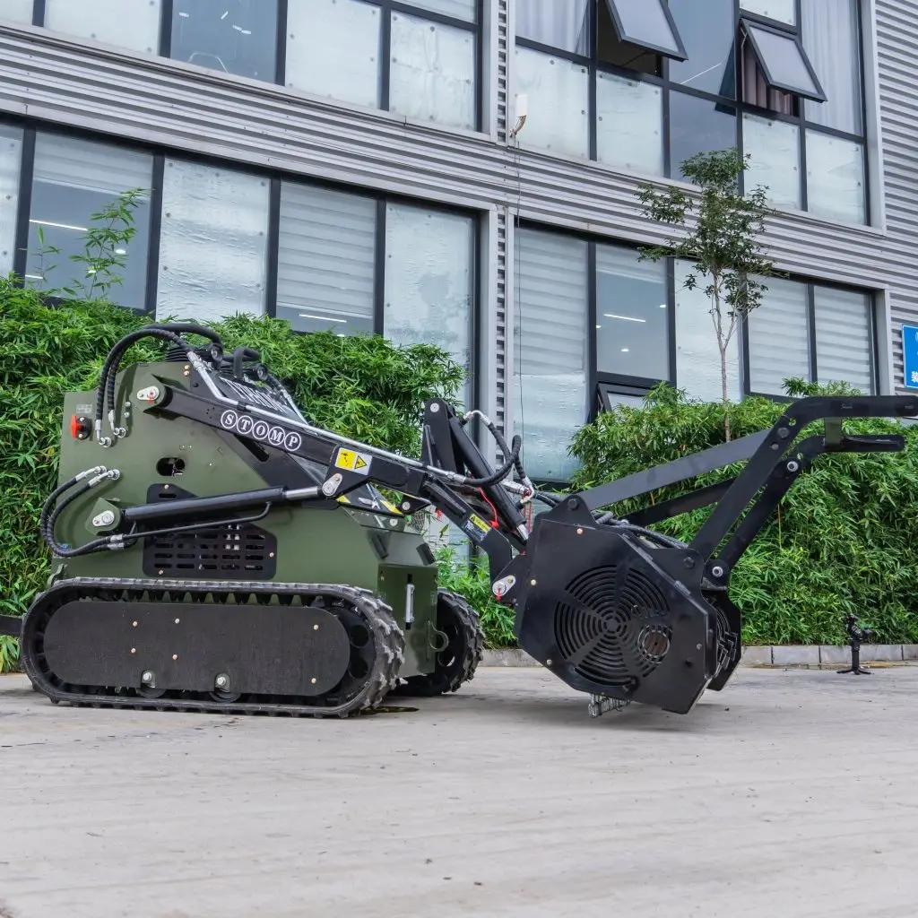 Mini Skid Steer Mulcher Attachment