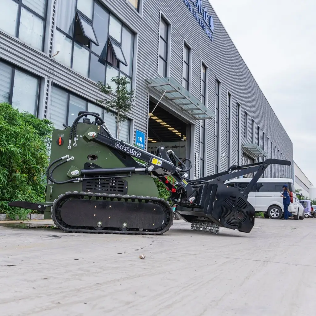 Mini Skid Steer Mulcher Attachment