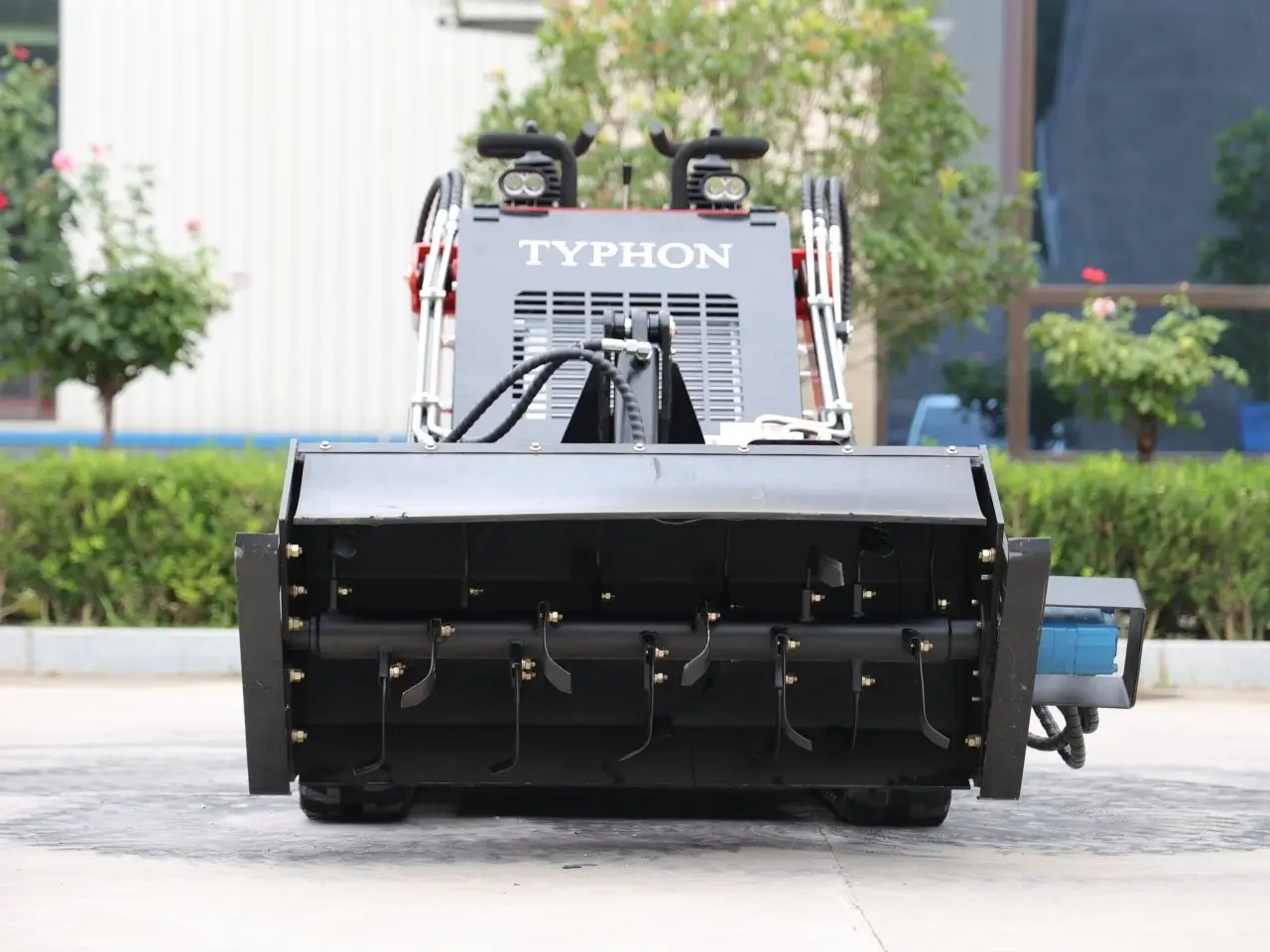 Skid Steer Rotary Tiller Attachment