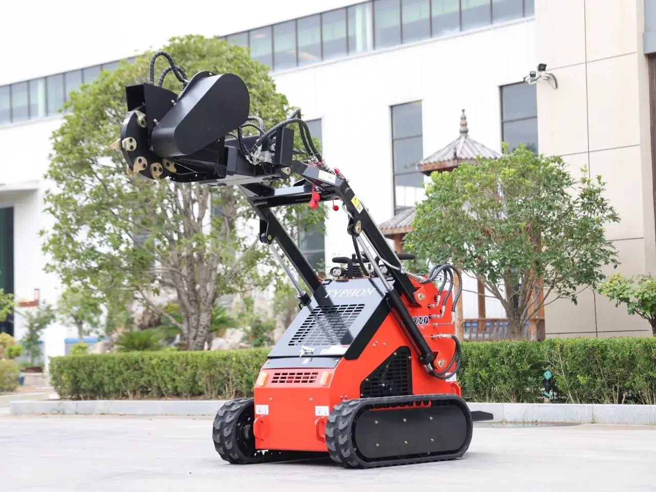 Skid Steer Stump Grinder Attachment