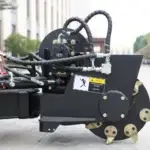 Skid Steer Stump Grinder Attachment