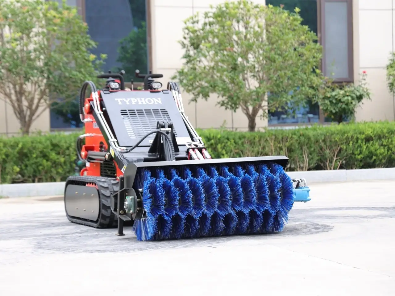 Skid Steer Sweeper Broom Attachment