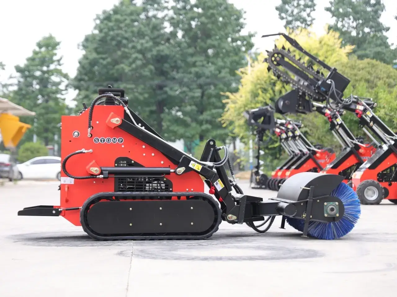 Skid Steer Sweeper Broom Attachment