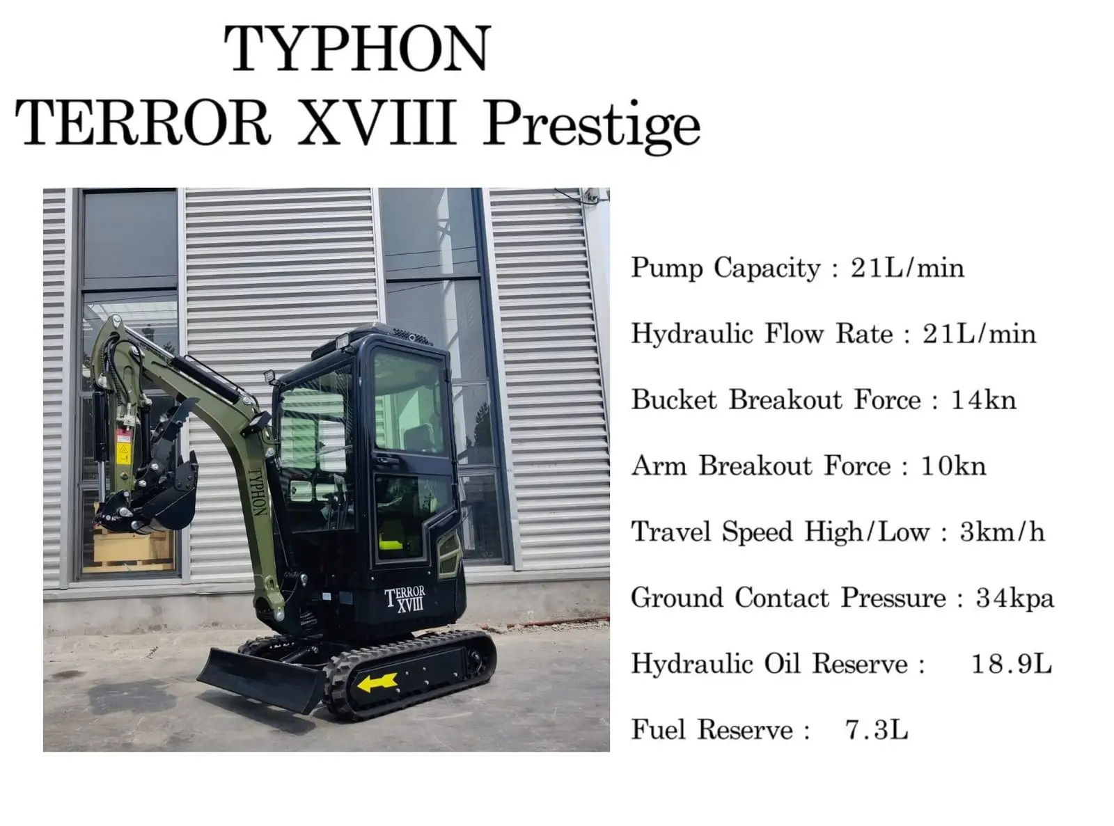 TYPHON TERROR XVIII Prestige Green