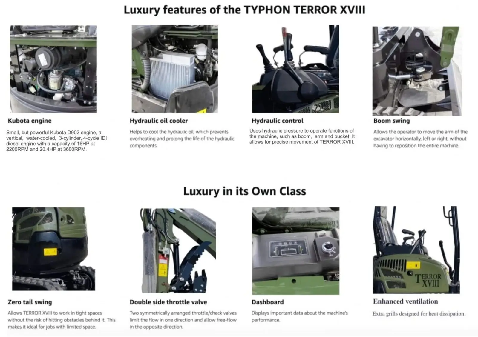 TYPHON TERROR XVIII Prestige Green