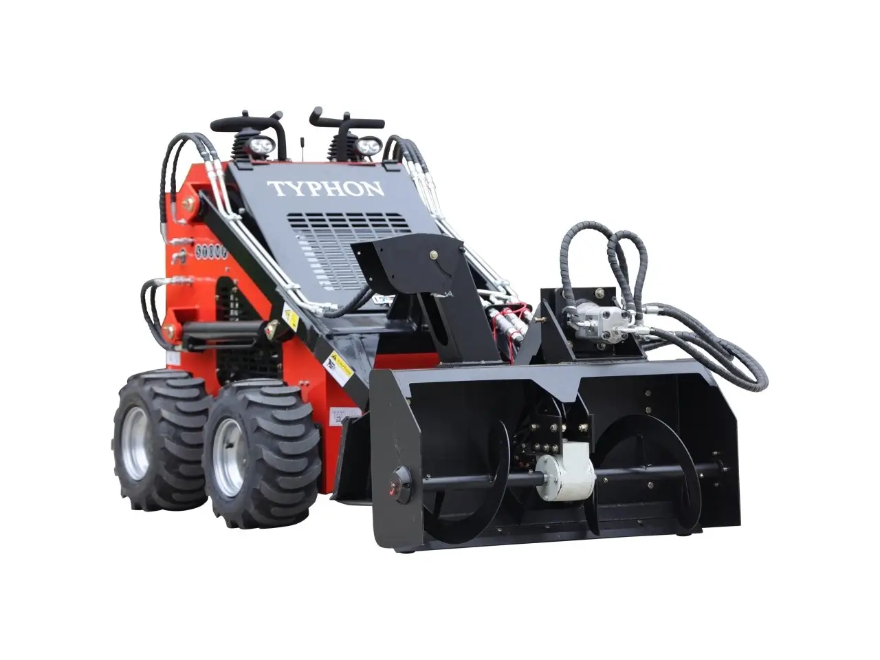 TYPHON Skid Steer Snow Blower Attachment