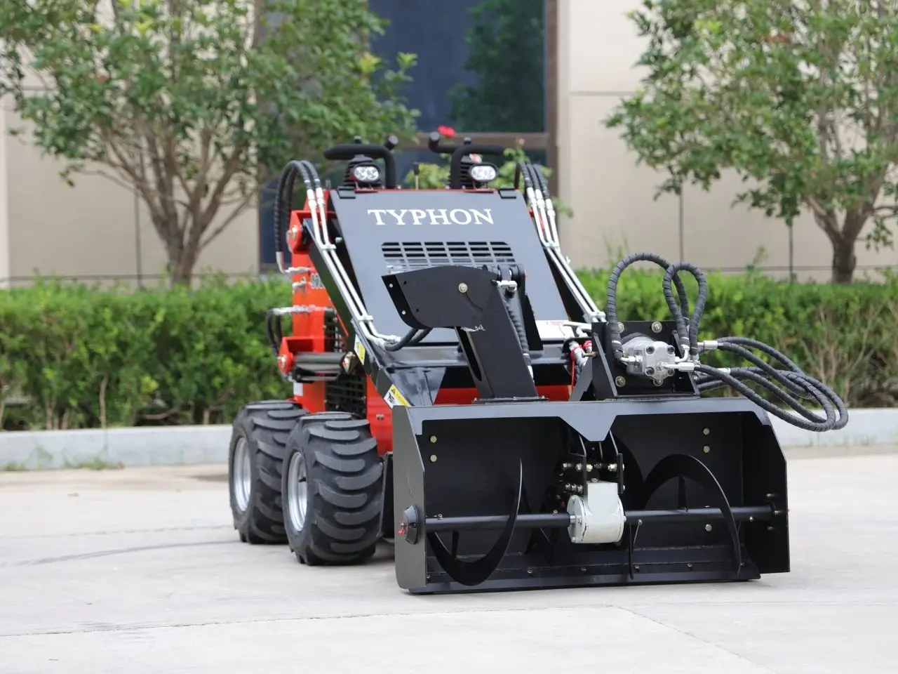 TYPHON Skid Steer Snow Blower Attachment