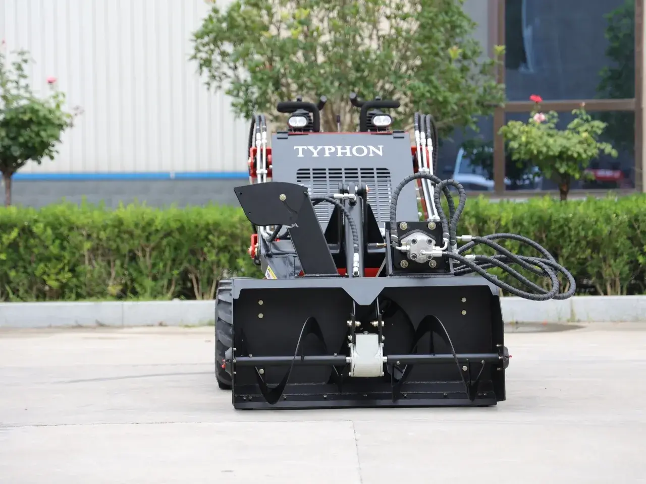 TYPHON Skid Steer Snow Blower Attachment