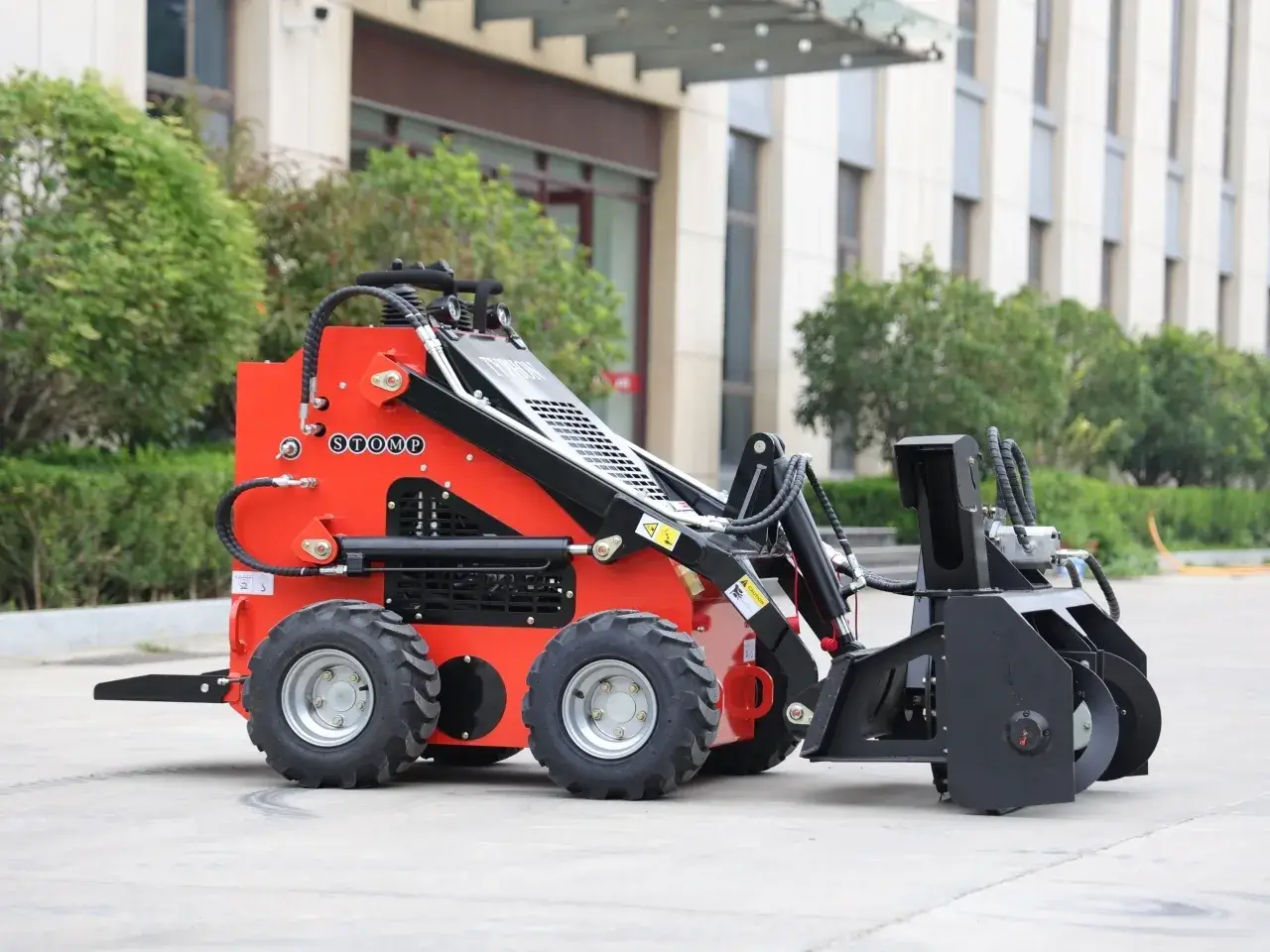 TYPHON Skid Steer Snow Blower Attachment