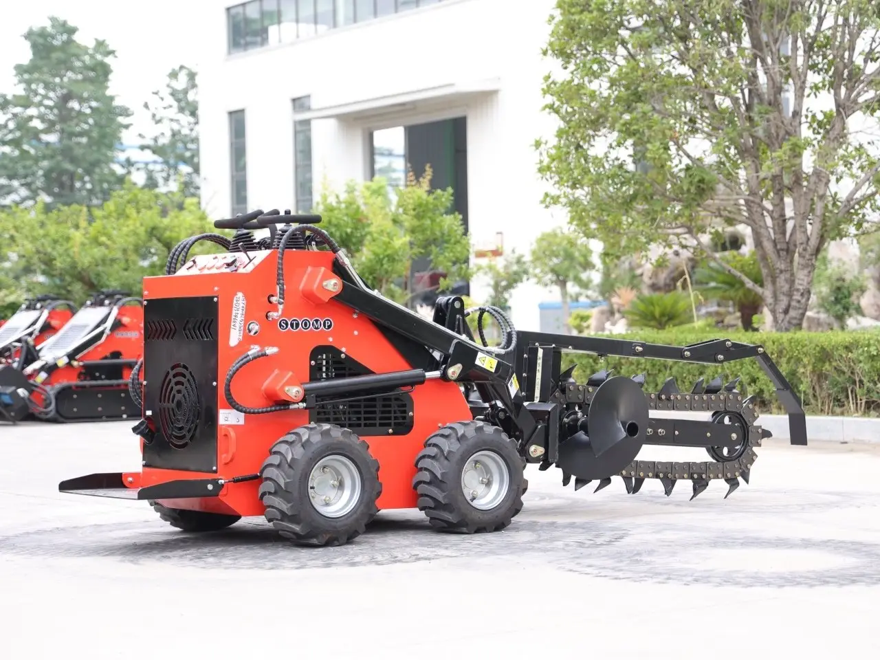 TYPHON Skid Steer Trencher Attachment