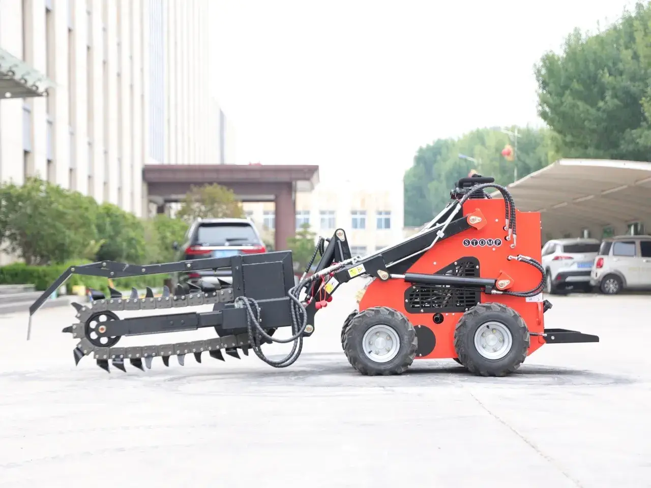 TYPHON Skid Steer Trencher Attachment