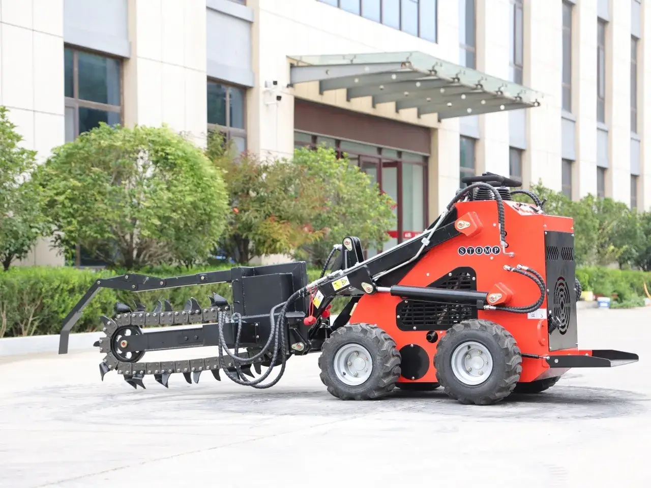 TYPHON Skid Steer Trencher Attachment
