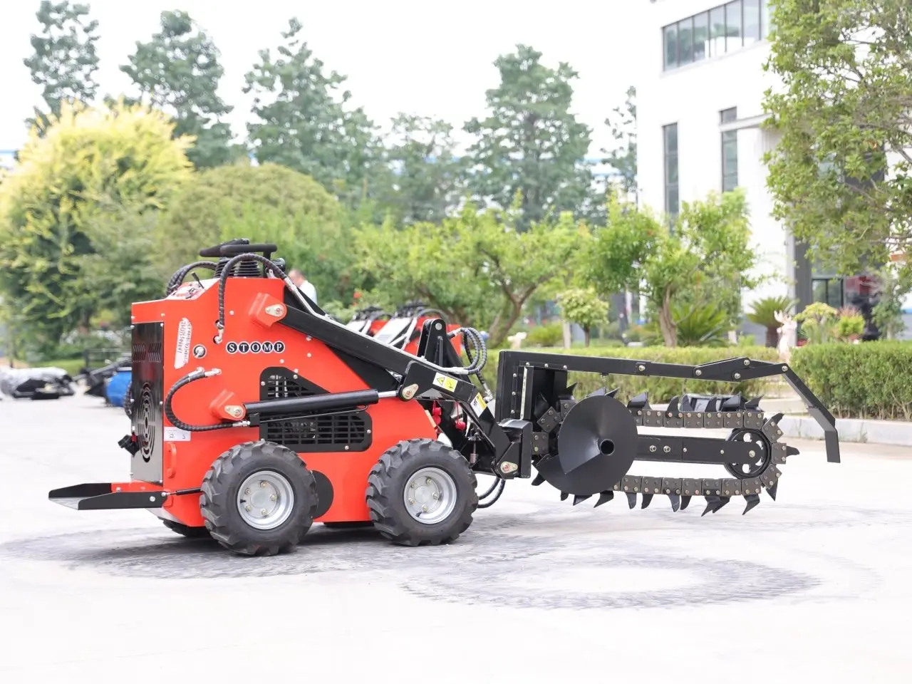 TYPHON Skid Steer Trencher Attachment