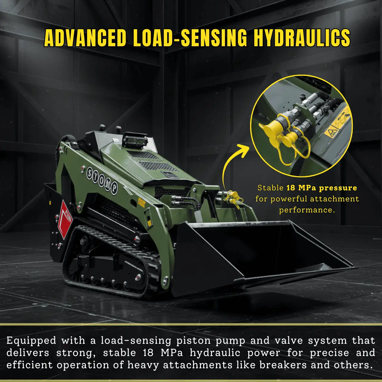 TYPHON STOMP V1000 Diesel Skid Steer