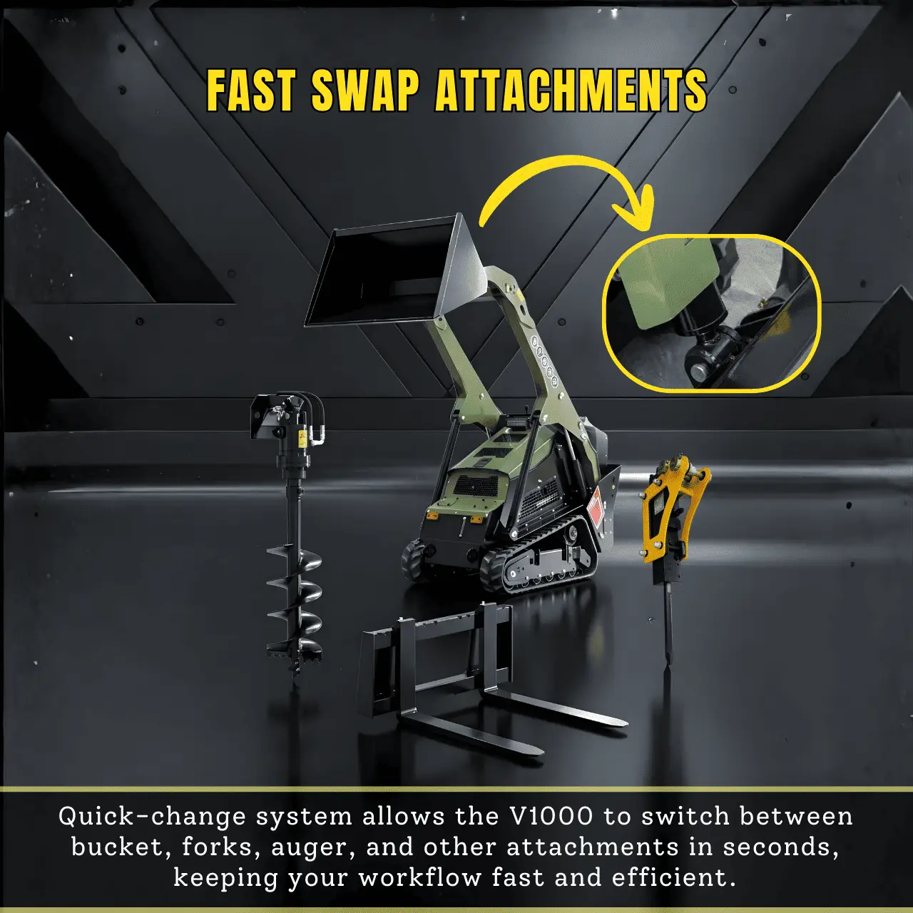 TYPHON STOMP V1000 Diesel Skid Steer
