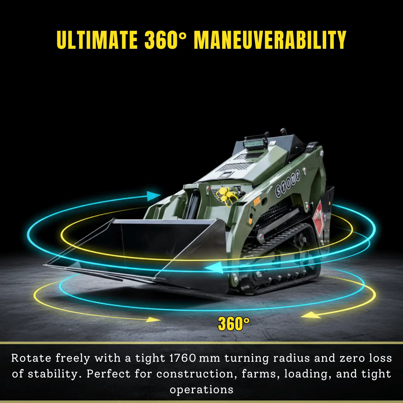 TYPHON STOMP V1000 Diesel Skid Steer