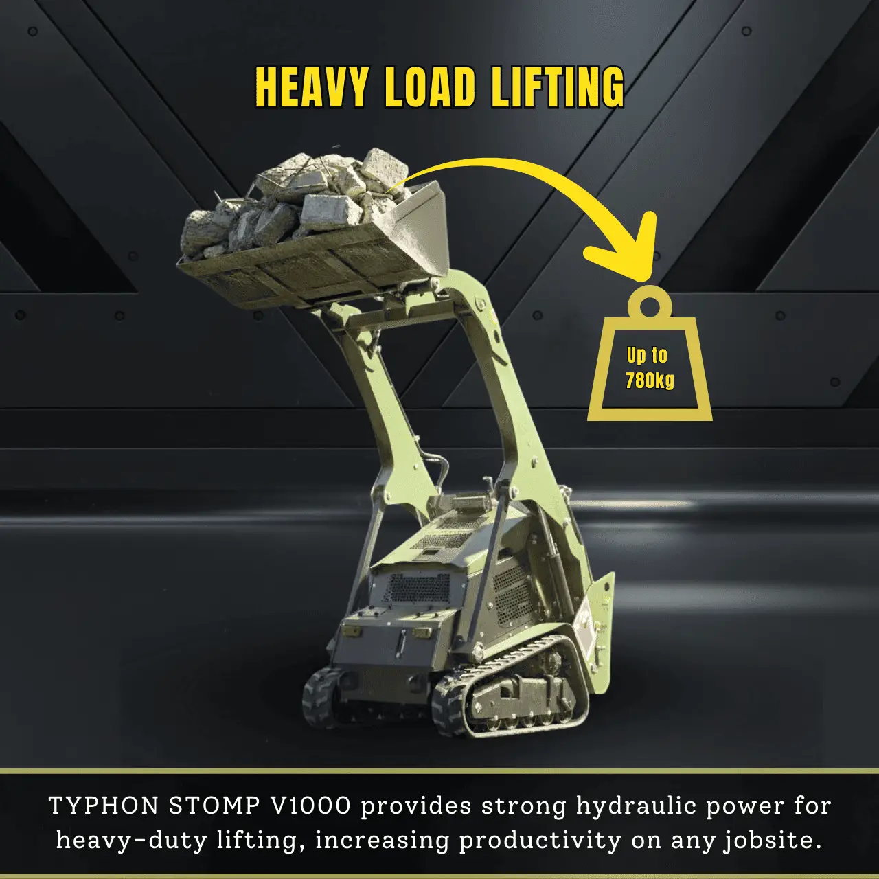 TYPHON STOMP V1000 Diesel Skid Steer